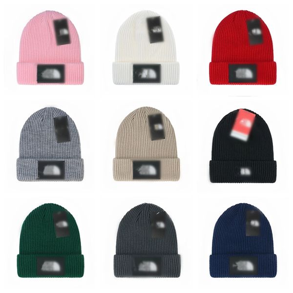 Yeni 2024 unisex en iyi tasarımcılar lüks kafatası kapağı kışlık kış fasulyesi moda tasarımı örme şapka sonbahar şapka mektubu 10 renk unisex sıcak şapka takılmış şapka