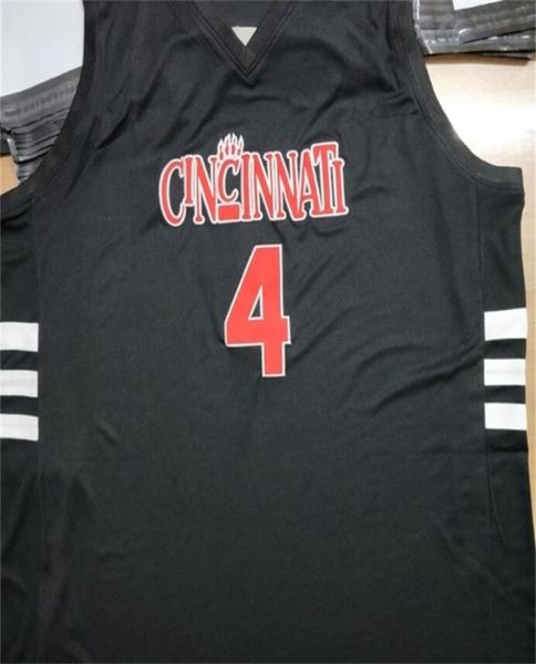 Nikivip Größe S 5XL 6XL Kenyon Martin 4 Cincinnati Bearcats College Retro-Basketballtrikots für Herren, genäht, individuell, beliebige Nummer, Name 8360482