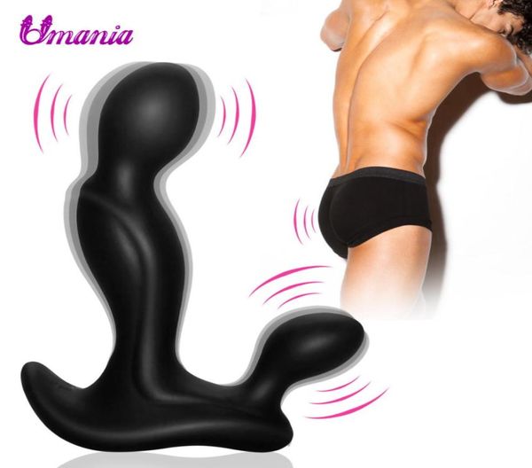 USB şarj edilebilir silikon prostat masajı erkekler için eşcinsel anal seks oyuncakları su geçirmez anal vibratör erkek g spot vibe anal oyuncaklar s197069941431