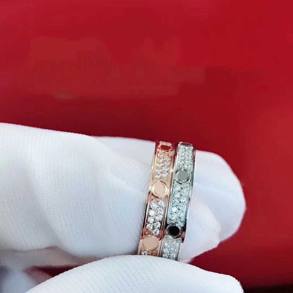 Designer de anel de unha amor para mulheres / homens anéis de ouro aliança de casamento acessórios de joias de luxo titânio aço banhado a ouro nunca desbota, não é alérgico ZIKK