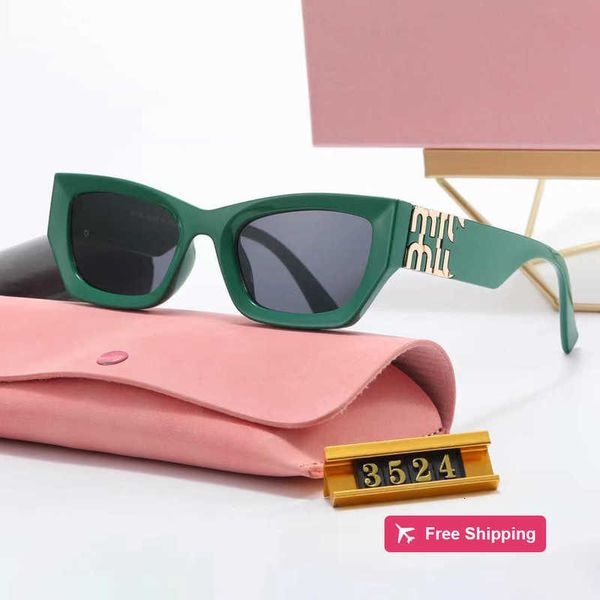 Дизайнерские солнцезащитные очки Cat's Eye Новые модные солнцезащитные очки M-Home Женские солнцезащитные очки Instagram 3524 LTQO