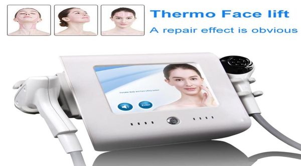 Thermo RF Lifting termico facciale Focalizzato per terapia a radiofrequenza Macchina Face Lifting Cura della pelle Rimozione delle rughe Bellezza antietà Dev2916968