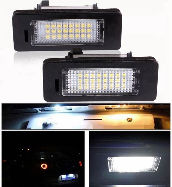 2 pçsset erro carro led placa de licença lâmpada luz 12v branco 6000k para bmw e39 e60 e82 e90 e92 e93 m3 e39 e60 e70 x5 e60 e618324938