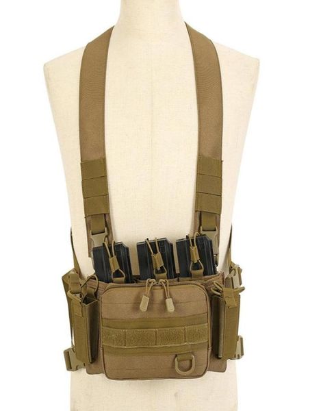 Açık çantalar taktik yelek göğüs ve karın çantası hayatta kalma ordu molle sistem kiti çok işlevli askeri binicilik kamp sırt çantası x41186983
