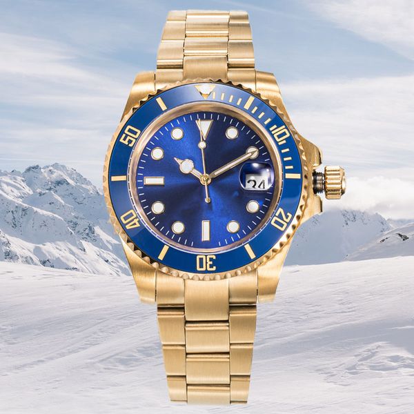 Luxury Mens Watch Designer Uhren mit Box Mechanical Automatic 40 mm Sapphire Klappschnalle Armbanduhr 904L Edelstahlband Montre de Luxe Watchbox
