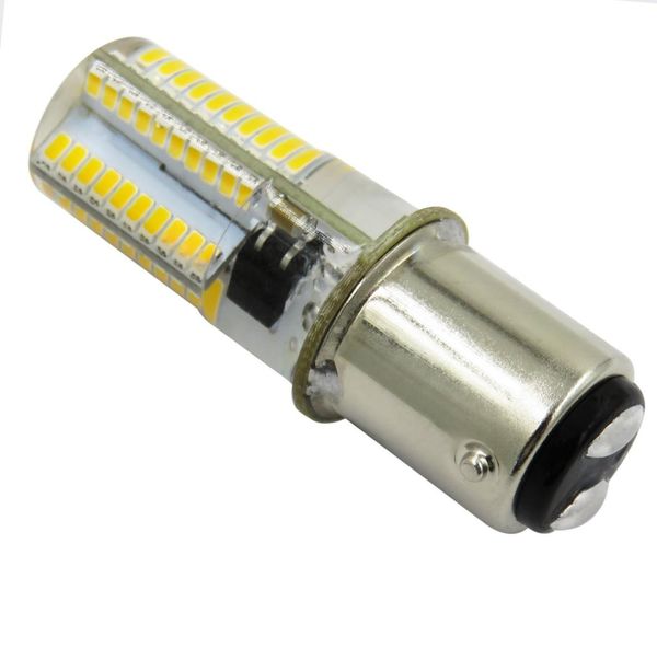 Packung mit 10 BA15D Dimmbarem Singer-Nähmaschinen-LED-Licht, Kaltweiß, Warmweiß, 80 LEDs, 3014 SMD, AC 110 V, 220 V, Kristalllampe3849988