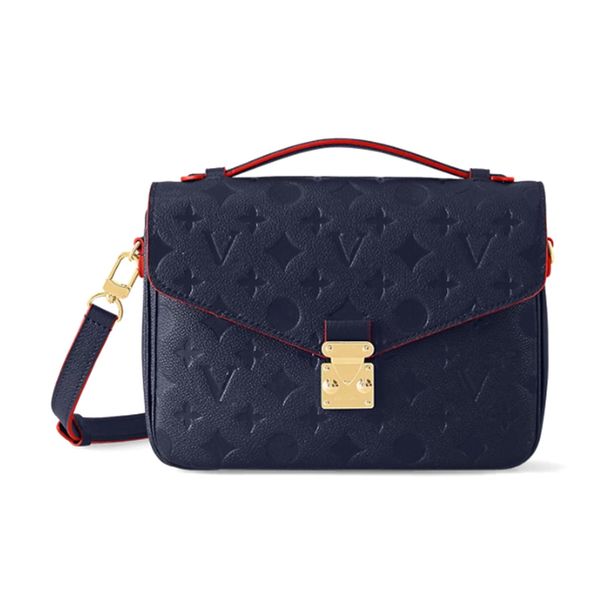 DHgate Metis Pochette-Klappenhandtasche Umhängetaschen M44875 Damen Schulterkupplung Totes Luxus-Designer-Taschenriemen Herren Blume Geprägtes Leder Reise-Umhängetasche