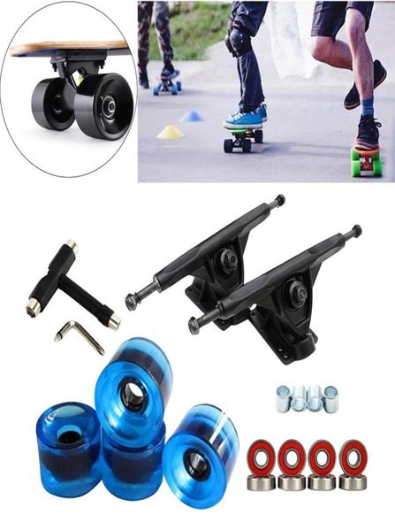 Skate caminhões de skate cabide substituição 7 Polegada abec11 peças rolamento rodas ferramentas reparo rolo 7738145