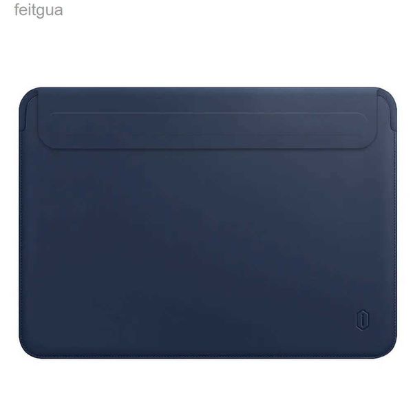 Laptoptaschen Rucksack WiWU Neueste Laptophülle für MacBook Air 13 M2 2022 Ultradünne Hülle für MacBook Air 13 Pro 13 wasserdichte PU-Leder-Laptoptasche YQ240111