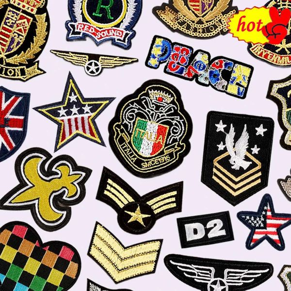 Patch Taktische Italien Schwarz Eisen auf Navy Buchstaben Militär für Kleidung Jacken Flaggen Nähen Stickerei Parches Bordados Mochila Para