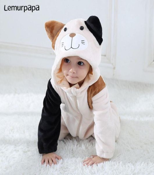 Kigurumis kız bebek erkek kıyafet anime onesie sevimli kedi bebek romper yenidoğan uyku giymek tulum onesies aters kostüm 2010271302413