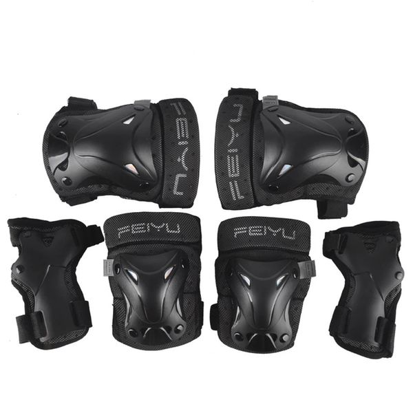 6 Pçs/set Conjunto de Equipamentos de Proteção Capacete de Patinação Joelheiras Cotovelo Protetor de Mão de Pulso para Crianças Adulto Ciclismo Rolo Escalada 240112