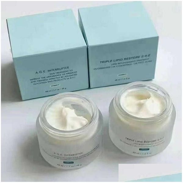 Parfüm-Körperlotion 001 Gesichtscreme Age Interrupter Triple Lipid Restore Gesichtscremes 48 ml Shop Drop Delivery Gesundheit Schönheit Duft Oturf