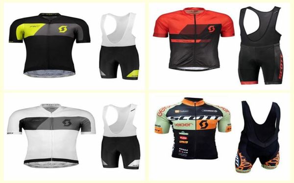 Equipe de ciclismo manga curta camisa bib shorts conjuntos dos homens mtb bicicleta roupas esportivas verão roupas 3d gel almofada u1218153428821