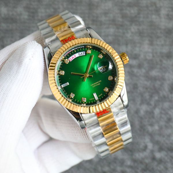 Часы дизайнерские мужские часы женские часы высокого качества 36 мм с автоматическим механизмом модные водонепроницаемые сапфировые часы Montres Armbanduhr для пар