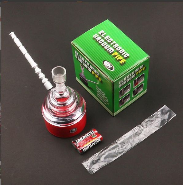 Cachimbos para fumar Cachimbo de água em forma de vidro narguilé elétrico secador de cabelo cachimbo de água de plástico cachimbo de vidro