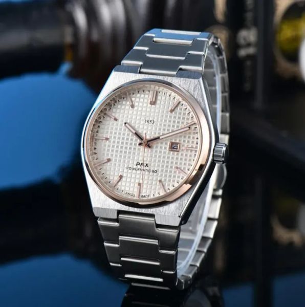 Designer tissotity novos relógios de pulso masculino alta qualidade quartzo dia calendário relógios designer 1853 relógios