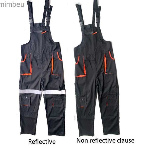 Männer Jeans Arbeit Latzhose Männer Männlich Schutzoverall Handwerker Strap Overalls Hosen Arbeits Uniformen Overalls Kostenloser Versand 4XLL240111