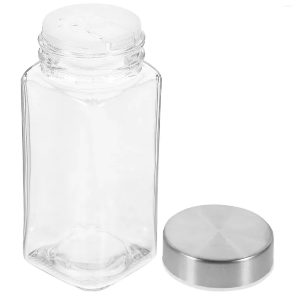Geschirr-Sets, transparente Salzstreuer, Glas-Gewürzgläser, Haushaltsgewürzbehälter, 120 ml