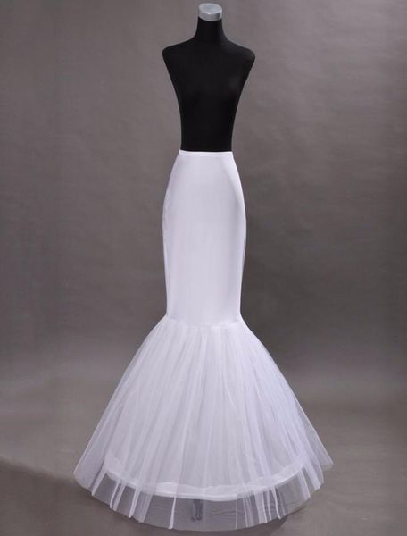 Anágua de sereia com 1 aro, vestido de casamento elástico com osso, anágua de crinolina, jupon mariage 2045333