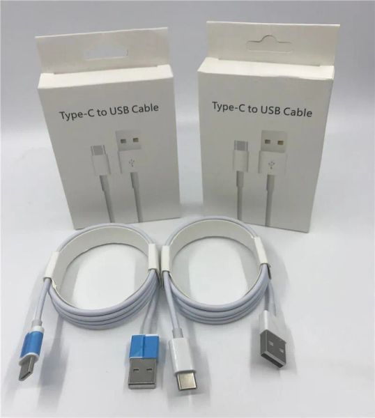 OEM Micro USB Şarj Cihazı Kablo Tipi C Yüksek Kalite 1m 3ft Senkronizasyon Veri Kablosu Samsung S21 S10 Not 10 Yüksek Hızlı Şarj Perakende Kutusu ZZ
