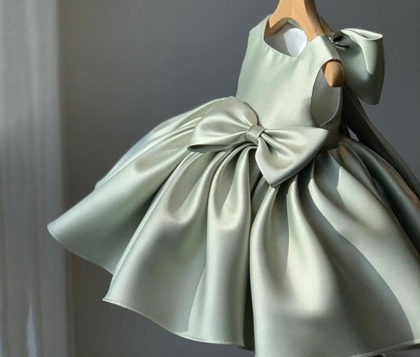 Baby-Mädchen-Kleid zur Taufe, Prinzessin-Kleider, 1. Geburtstag, Party und Hochzeit, Abendkleid, Festzug-Schleife, Kinderkleid für Mädchen 2103035258574