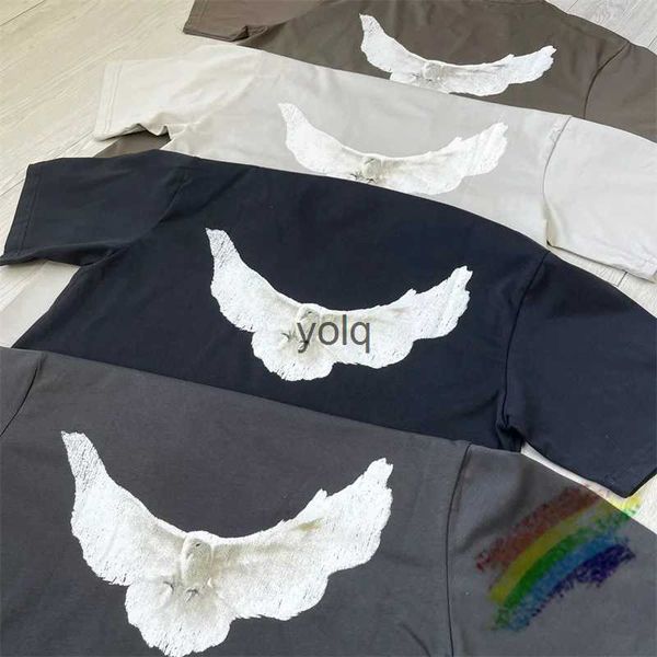 Herren T-Shirts YZY DOVE DONDA T-Shirt 1 1 Hochwertiges Ovesize Pigeon W T-Shirt Tops Teeyolq