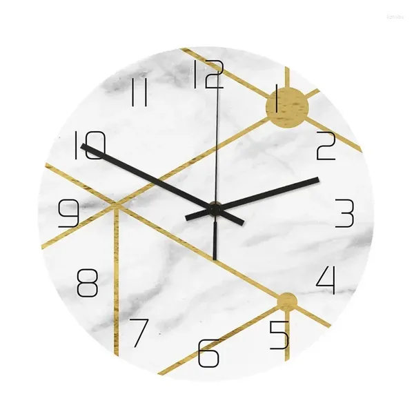 Wanduhren 1 Stücke Nordic Marmor Uhr Moderne Minimalistische Schlafzimmer Kunst Persönlichkeit Kreative Wohnzimmer Mode Uhr