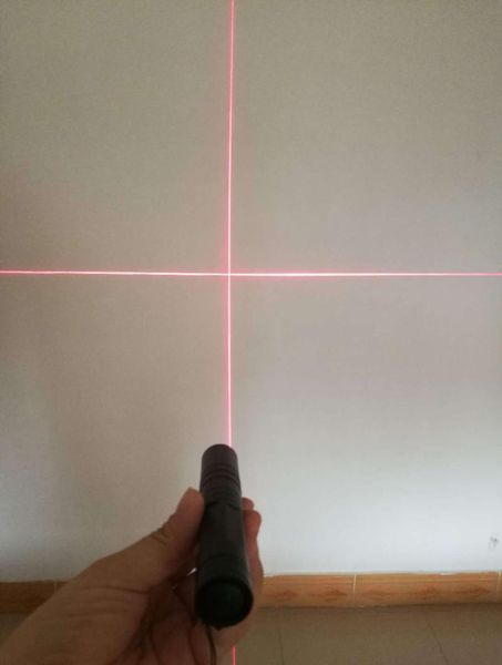 Fadenkreuz-Lasertaschenlampen-Messung, Laser-Taschenlampen-Fadenkreuz-Positionierungslichtmarkierung6719149