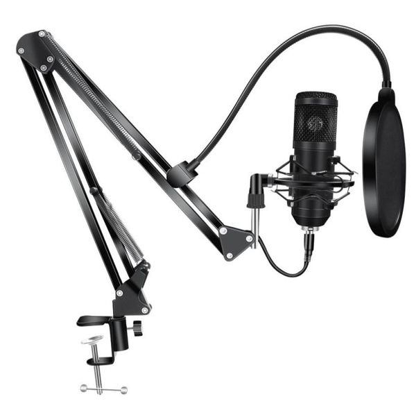BM800 Kits de microphone à condensateur BM 800 USB pour ordinateur karaoké microphone filtre anti-pop pour enregistrement en studio sonore Microfone Gamer9913406