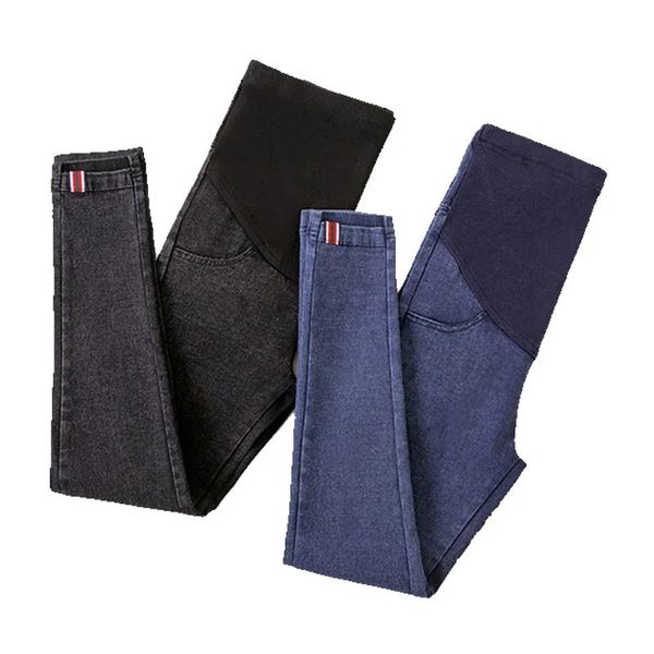 Jeans premaman skinny estivi Vestiti per la gravidanza Pantaloni in denim elasticizzato per le donne incinte Leggings Pantaloni per abbigliamento mamma 240111