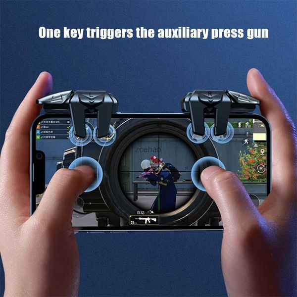 Gamecontroller Joysticks Mobile Game Trigger für PUBG Phone Gaming Controller Gamepad Joystick Zielschießen L1 R1 Tastentaste für iPhone Spielzubehör