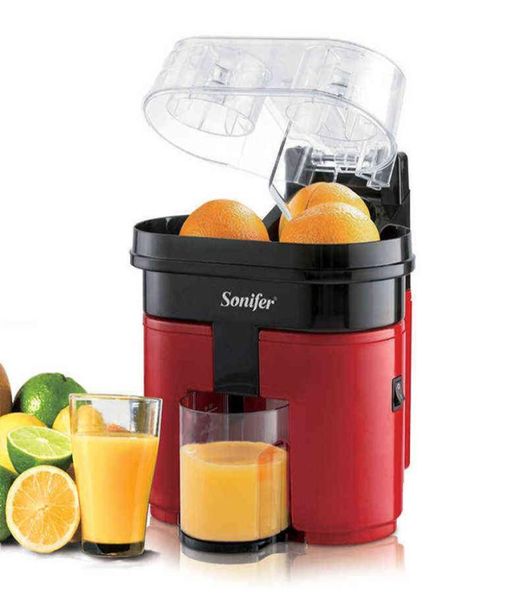 Espremedor duplo rápido 90W elétrico limão laranja espremedor fresco com válvula anti-gotejamento espremedor de frutas cítricas doméstico 220V Sonifer H11032270935