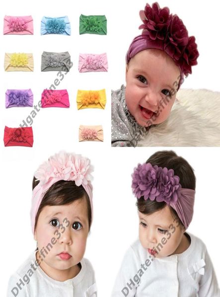 Turbante Fascia Per Bambini Bambini Fai Da Te Bowknot Fasce Per Bambini Arco In Cotone Avvolge Accessori Per Capelli Fasce Per Capelli Bandana6837266