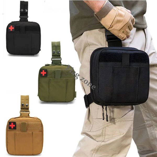 Borsa tattica con gamba a caduta Sport all'aria aperta Cintura militare da campeggio Escursionismo Arrampicata Uomo Moto Ciclismo Coscia 240111