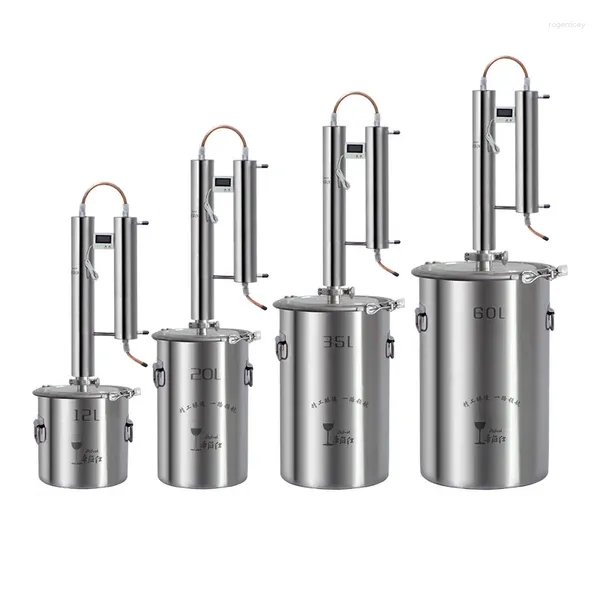 Equipamento de fabricação de cerveja de destilador doméstico 316 pequena máquina de fabricação de vinho Baijiu de aço inoxidável