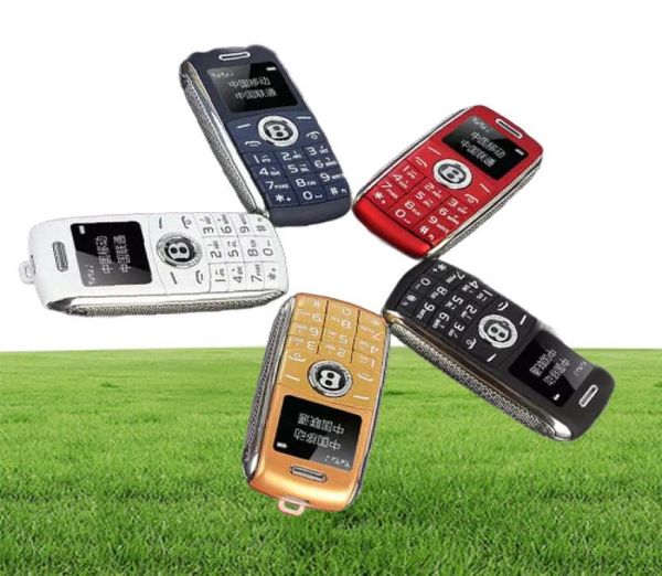 Kilitsiz Mini Cep Telefonları Bluetooth Çeteleyici Celüler 066 İnç Eller ile Küçük Telefon Mp3 Magic Sesli Sim En Küçük Wirels9501929