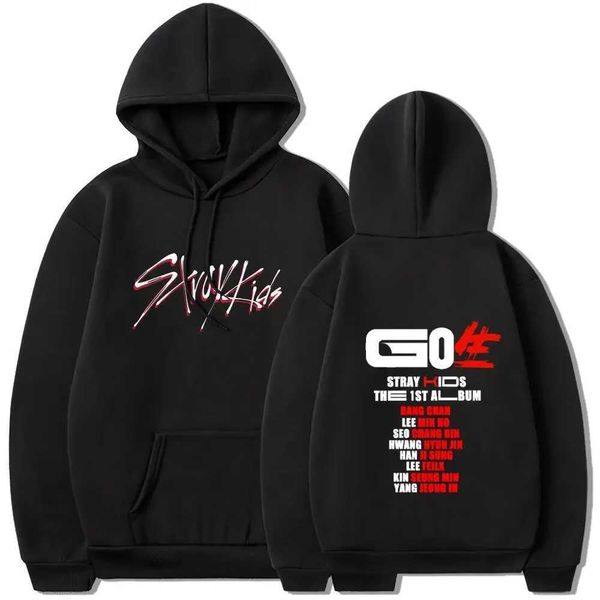 Stray Kids GO LIFE Kapuzenpullover für Herren und Damen, Y2K-Kpop-Unisex-Hoodie, Winterpullover, koreanisches Paar, Junge und Mädchen, Streetwear