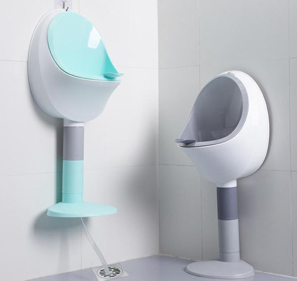 Nova altura ajustável bebê menino potty toalete treinamento crianças suporte vertical mictório meninos xixi infantil criança wallmounted mictório lj8653273