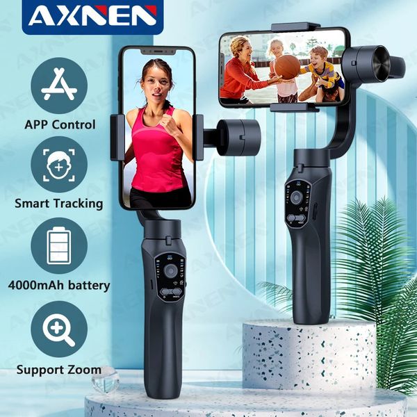 AXNEN F10 3-Achsen-Gimbal-Handstabilisator, Handy, Anti-Shake-Videoaufzeichnung, Smartphone 240111