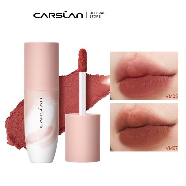 Carslan Sweetheart Lip Mud Velvet Lipstick Impermeável Torno Red Torno Red Gloss Mulheres Cosmética 240111