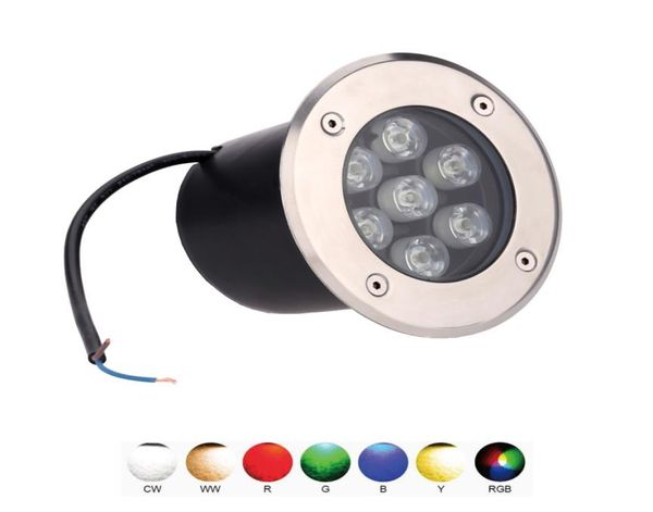 Edison2011 LED sepolto luce DC 12V impermeabile LED lampada da terra 7W Deck Light LED lampade sotterranee AC 85265V per terra esterna Lig5836884