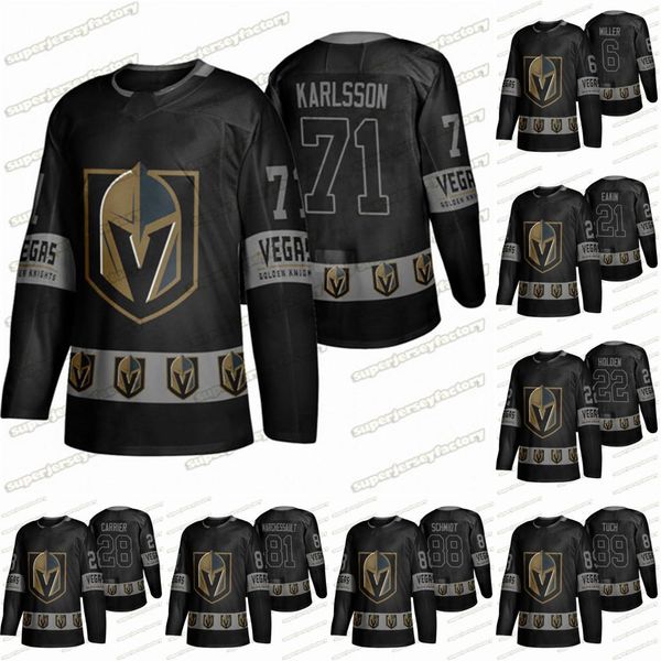 61 Mark Stone Vegas Golden Knights Black Breakaway Jersey 75 Ryan Reaves 71 William Sson 9 Marc Andre 29 Marc-andre Fleury