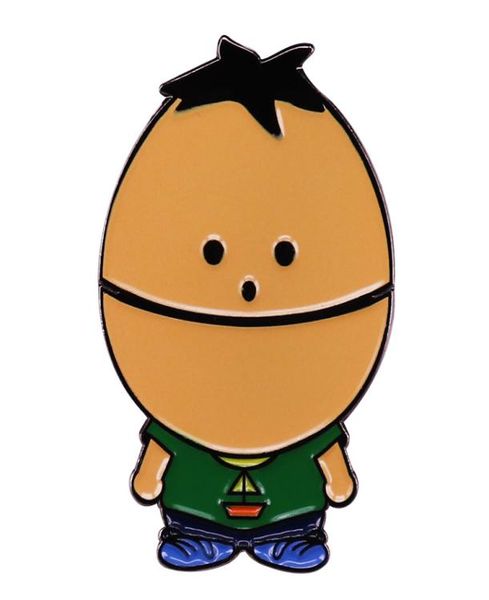 SouthPark Эрик Картман значок в виде задницы мультфильм анимация брошь на булавке милый аксессуар для мальчика S0014475624