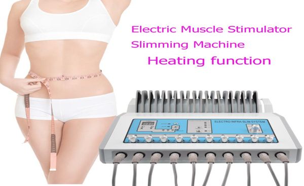 Estimulador muscular elétrico profissional de microcorrente BIO Face Lift com aquecedores infravermelhos distantes Equipamento de fisioterapia EMS Fitness M1408528