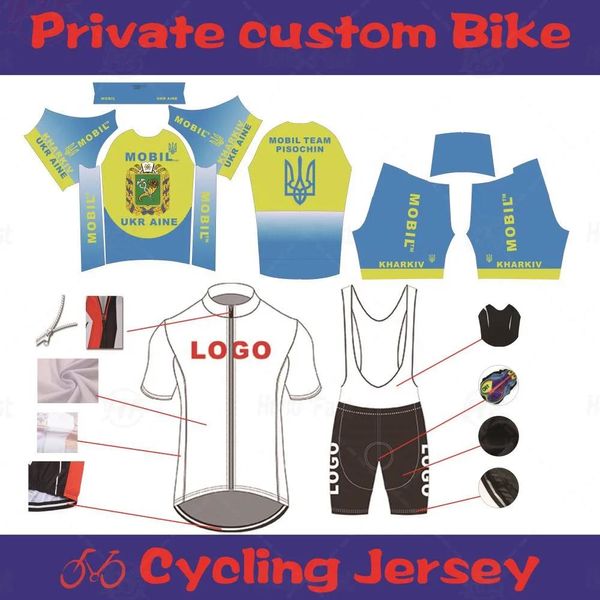 Sets Private Personalized Customized Bike Uniform Cycling Kit Four Seasons Cycling Clothing DIY Jersey Ropa de Hombre Bike Uniform