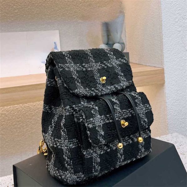 Mochila estilo sacos pode x carta designer mochila luxo bookbags mulheres sacos de livro moda all-match grande capacidade bolsa de bagagem 221226