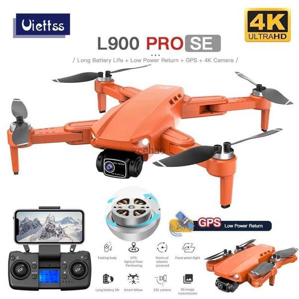 Drones L900 Pro SE GPS Drone Profesional 4K HD 5G WIFI FPV Câmera Quadcopter com Motor Brushless RC Mini Dron para Crianças Brinquedos