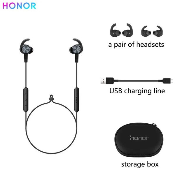 Fones de ouvido Nova conexão sem fio Bluetooth Honor Xsport AM61 com o fone de ouvido Easy para IOS Android de estilo INear Charge para IOS Android