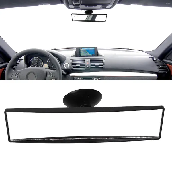 Accessori interni 21x5 cm Specchietto retrovisore interno per auto Istruttore di guida Tipo di ventosa Rotazione a 360 ° Universale Grandangolare Auto